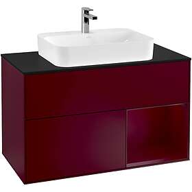 Villeroy & Boch Tvättställsskåp Finion med 2 Lådor Hylla och Bänkskiva för Ytmonterat G372HBHB