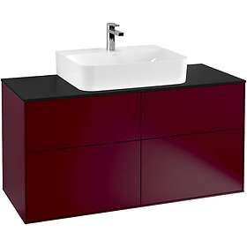 Villeroy & Boch Tvättställsskåp Finion med 4 Lådor och Bänkskiva för Centrerat G13200HB