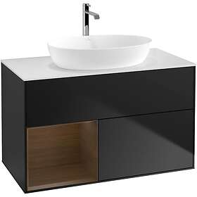 Villeroy & Boch Tvättställsskåp Finion med 2 Lådor Hylla och Bänkskiva för Fristående från Artis Collaro GA11GNPD