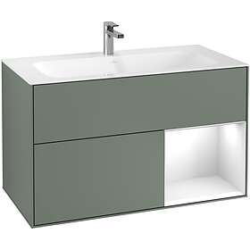 Villeroy & Boch Tvättställsskåp Finion med 2 Lådor och Hylla för Inbyggt G040GFG