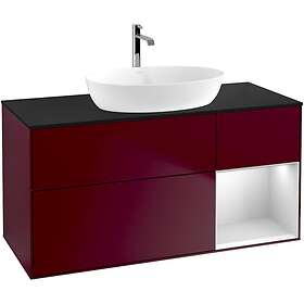 Villeroy & Boch Tvättställsskåp Finion med 3 Lådor Hylla och Bänkskiva för Fristående från Artis Collaro G832MTHB