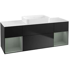 Villeroy & Boch Tvättställsskåp Finion med Två Hyllor och Bänkskiva för Fristående G741GMPD