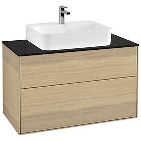 Villeroy & Boch Tvättställsskåp Finion med 2 Lådor och Bänkskiva för Centrerat F10200PC