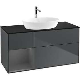 Villeroy & Boch Tvättställsskåp Finion med 3 Lådor Hylla och Bänkskiva för Fristående från Artis Collaro GA62GKHG