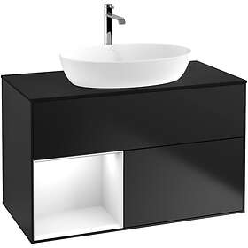 Villeroy & Boch Tvättställsskåp Finion med 2 Lådor Hylla och Bänkskiva för Fristående från Artis Collaro G772GFPD