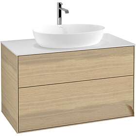 Villeroy & Boch Tvättställsskåp Finion med 2 Lådor och Bänkskiva för Fristående från Artis Collaro G76100PC