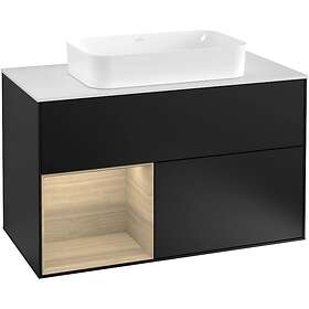 Villeroy & Boch Tvättställsskåp Finion med 2 Lådor Hylla och Bänkskiva för Fristående G241PCPD