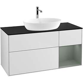 Villeroy & Boch Tvättställsskåp Finion med 3 Lådor Hylla och Bänkskiva för Fristående från Artis Collaro G832GMMT