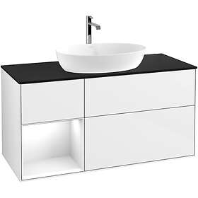 Villeroy & Boch Tvättställsskåp Finion med 3 Lådor Hylla och Bänkskiva för Fristående från Artis Collaro G822GFGF