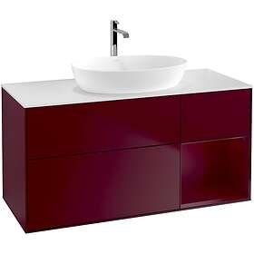 Villeroy & Boch Tvättställsskåp Finion med 3 Lådor Hylla och Bänkskiva för Fristående från Artis Collaro G831HBHB