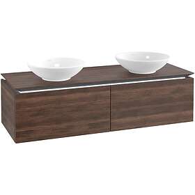 Villeroy & Boch Tvättställsskåp Legato Kompakt 1400 med 2 Lådor för Två Ytmonterade B591L0VH