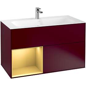 Villeroy & Boch Tvättställsskåp Finion med 2 Lådor och Hylla för Inbyggt F030HFH