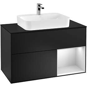 Villeroy & Boch Tvättställsskåp Finion med 2 Lådor Hylla och Bänkskiva för Ytmonterat G372MTPD