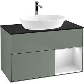 Villeroy & Boch Tvättställsskåp Finion med 2 Lådor Hylla och Bänkskiva för Fristående från Artis Collaro GA22MTGM