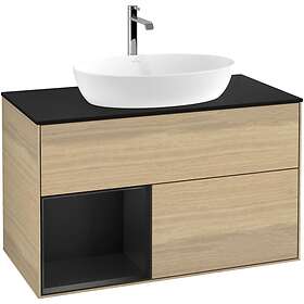 Villeroy & Boch Tvättställsskåp Finion med 2 Lådor Hylla och Bänkskiva för Fristående från Artis Collaro G772PDPC