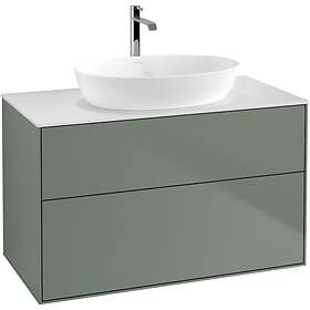 Villeroy & Boch Tvättställsskåp Finion med 2 Lådor och Bänkskiva för Fristående från Artis Collaro GA0100GM