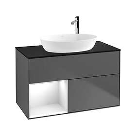 Villeroy & Boch Tvättställsskåp Finion med 2 Lådor Hylla och Bänkskiva för Fristående från Artis Collaro FA12GFGK