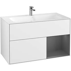Villeroy & Boch Tvättställsskåp Finion med 2 Lådor och Hylla för Inbyggt F040GKG