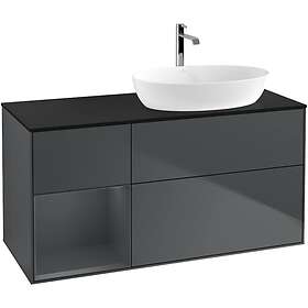 Villeroy & Boch Tvättställsskåp Finion med 3 Lådor Hylla och Bänkskiva för Ocentrerat från Artis Collaro GA42HGHG