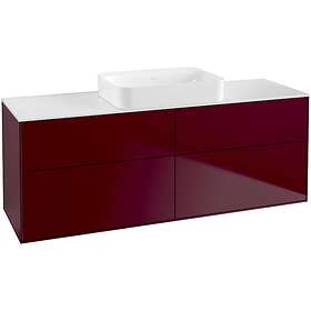 Villeroy & Boch Tvättställsskåp Finion med 4 Lådor och Bänkskiva för Fristående G73100HB