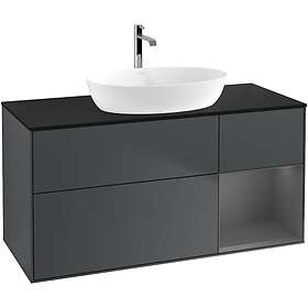 Villeroy & Boch Tvättställsskåp Finion med 3 Lådor Hylla och Bänkskiva för Fristående från Artis Collaro G832GKHG