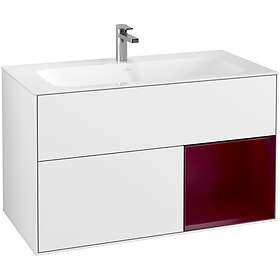 Villeroy & Boch Tvättställsskåp Finion med 2 Lådor och Hylla för Inbyggt F040HBG