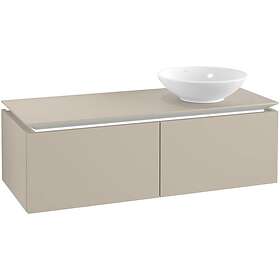 Villeroy & Boch Tvättställsskåp Legato Kompakt 1200 med 2 Lådor för Ocentrerat Ytmonterat B581L0VK