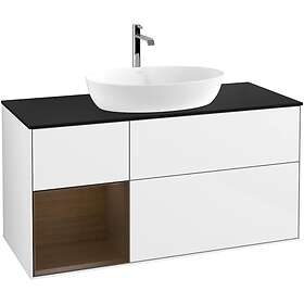 Villeroy & Boch Tvättställsskåp Finion med 3 Lådor Hylla och Bänkskiva för Fristående från Artis Collaro G822GNGF