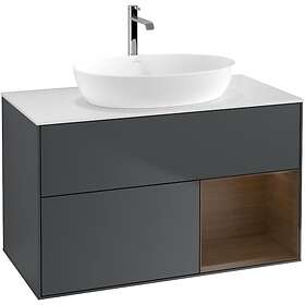 Villeroy & Boch Tvättställsskåp Finion med 2 Lådor Hylla och Bänkskiva för Fristående från Artis Collaro GA21GNHG