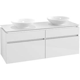 Villeroy & Boch Tvättställsskåp Legato 1400 med 4 Lådor för Två Ytmonterade B592L0DH