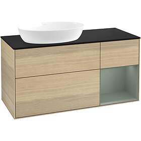 Villeroy & Boch Tvättställsskåp Finion med 3 Lådor Hylla och Bänkskiva för Ocentrerat från Artis Collaro FA52GMPC