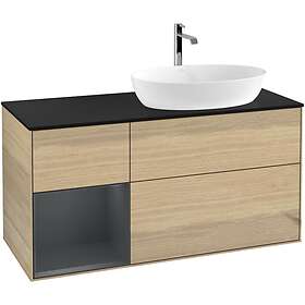 Villeroy & Boch Tvättställsskåp Finion med 3 Lådor Hylla och Bänkskiva för Ocentrerat från Artis Collaro GA42HGPC
