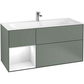 Villeroy & Boch Tvättställsskåp Finion med 3 Lådor och Hylla för Inbyggt F060GFGM