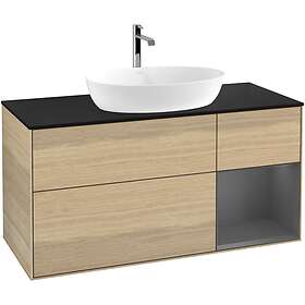 Villeroy & Boch Tvättställsskåp Finion med 3 Lådor Hylla och Bänkskiva för Fristående från Artis Collaro GA72GKPC