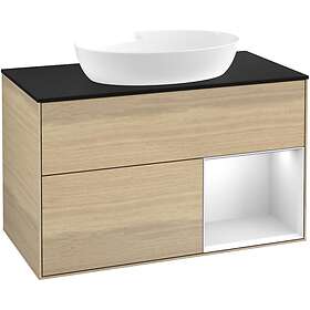 Villeroy & Boch Tvättställsskåp Finion med 2 Lådor Hylla och Bänkskiva för Fristående från Artis Collaro FA22MTPC