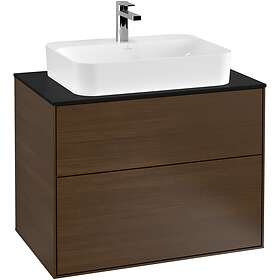 Villeroy & Boch Tvättställsskåp Finion med 2 Lådor och Bänkskiva för Ytmonterat G34200GN