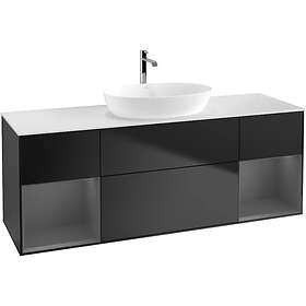 Villeroy & Boch Tvättställsskåp Finion med Två Hyllor och Bänkskiva för Fristående från Artis Collaro GD01GKPD