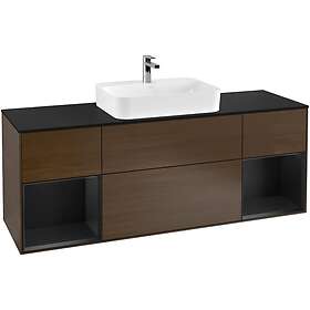 Villeroy & Boch Tvättställsskåp Finion med Två Hyllor och Bänkskiva för Ytmonterat G452PDGN