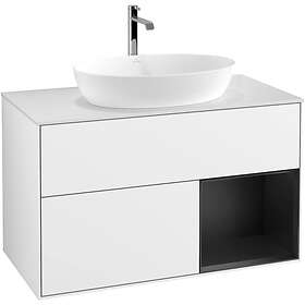 Villeroy & Boch Tvättställsskåp Finion med 2 Lådor Hylla och Bänkskiva för Fristående från Artis Collaro GA21PDGF