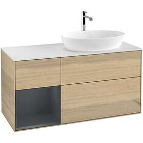 Villeroy & Boch Tvättställsskåp Finion med 3 Lådor Hylla och Bänkskiva för Ocentrerat från Artis Collaro GA41HGPC