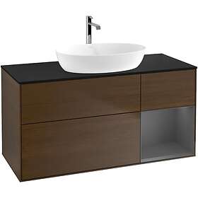 Villeroy & Boch Tvättställsskåp Finion med 3 Lådor Hylla och Bänkskiva för Fristående från Artis Collaro GA72GKGN