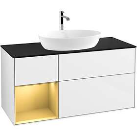 Villeroy & Boch Tvättställsskåp Finion med 3 Lådor Hylla och Bänkskiva för Fristående från Artis Collaro GA62HFGF