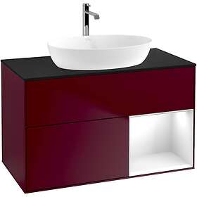 Villeroy & Boch Tvättställsskåp Finion med 2 Lådor Hylla och Bänkskiva för Fristående från Artis Collaro GA22GFHB