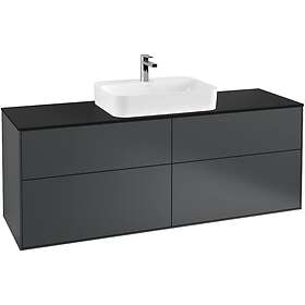 Villeroy & Boch Tvättställsskåp Finion med 4 Lådor och Bänkskiva för Ytmonterat F44200HG