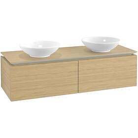 Villeroy & Boch Tvättställsskåp Legato Kompakt 1400 med 2 Lådor för Två Ytmonterade B59100VJ