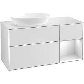 Villeroy & Boch Tvättställsskåp Finion med 3 Lådor Hylla och Bänkskiva för Ocentrerat från Artis Collaro FA51MTMT