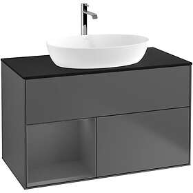 Villeroy & Boch Tvättställsskåp Finion med 2 Lådor Hylla och Bänkskiva för Fristående från Artis Collaro G772GKGK