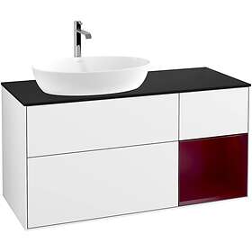 Villeroy & Boch Tvättställsskåp Finion med 3 Lådor Hylla och Bänkskiva för Ocentrerat från Artis Collaro G812HBGF
