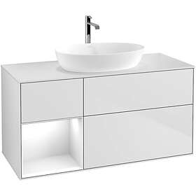 Villeroy & Boch Tvättställsskåp Finion med 3 Lådor Hylla och Bänkskiva för Fristående från Artis Collaro GA61GFMT
