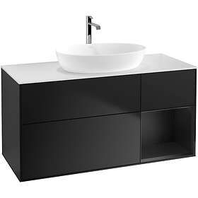Villeroy & Boch Tvättställsskåp Finion med 3 Lådor Hylla och Bänkskiva för Fristående från Artis Collaro GA71PDPD